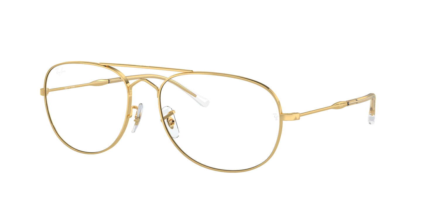 Ray-Ban BAIN BRIDGE RB3735 Pilot Sunglasses 001/GH-Gold 60-145-17 - Color Map Gold