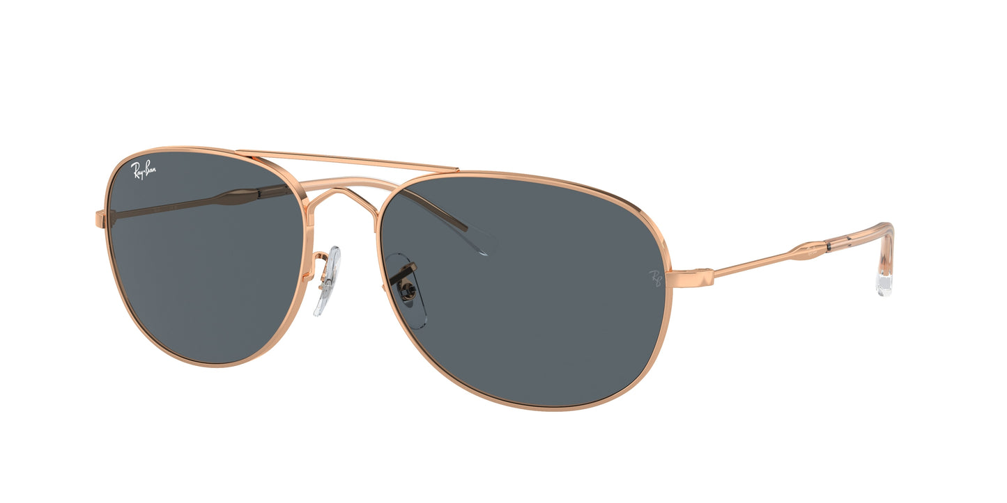 Ray-Ban BAIN BRIDGE RB3735 Pilot Sunglasses 9202R5-Rose Gold 60-145-17 - Color Map Gold