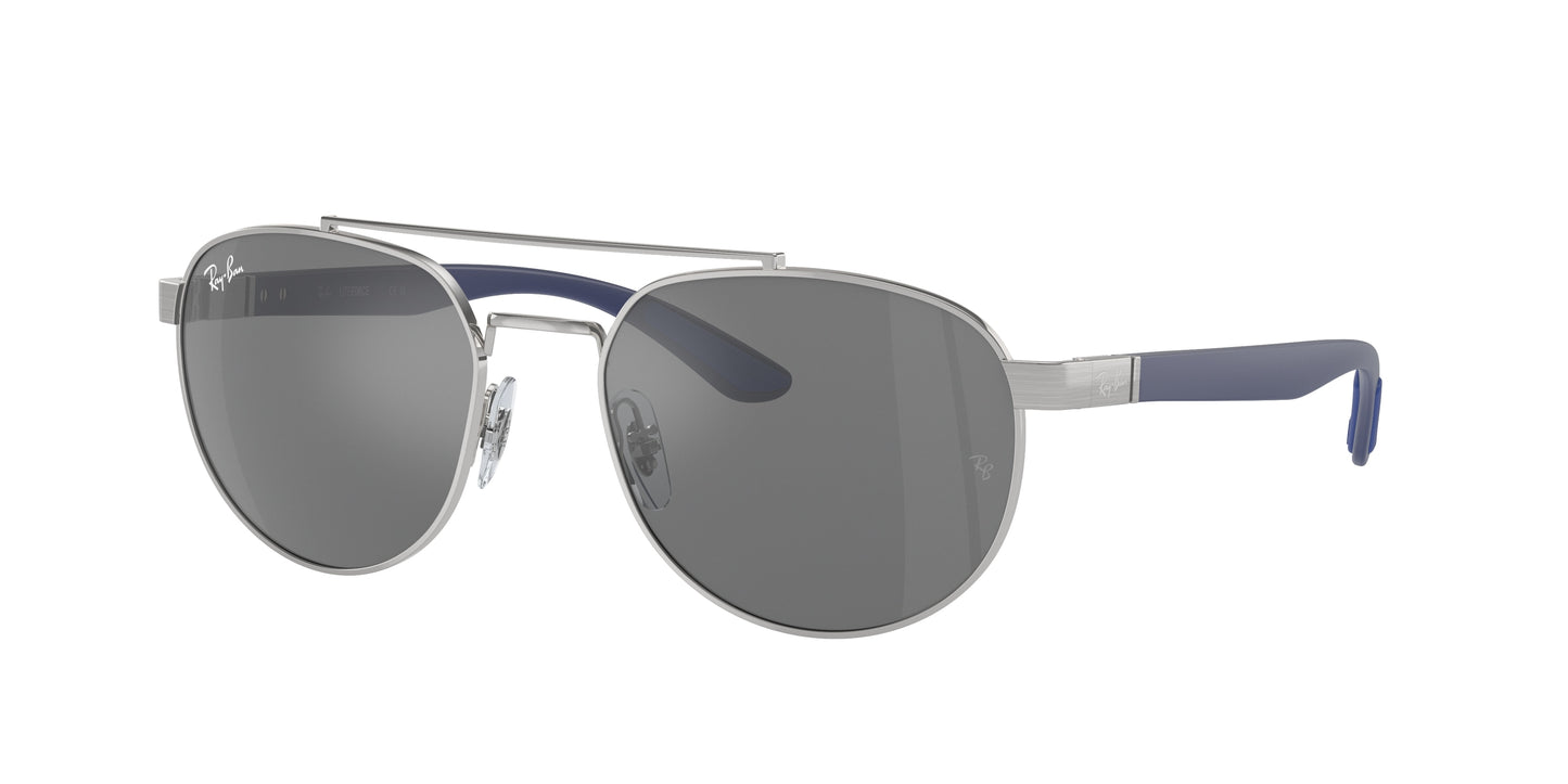 Ray-Ban RB3736 Irregular Sunglasses 003/6G-Silver 56-145-19 - Color Map Silver