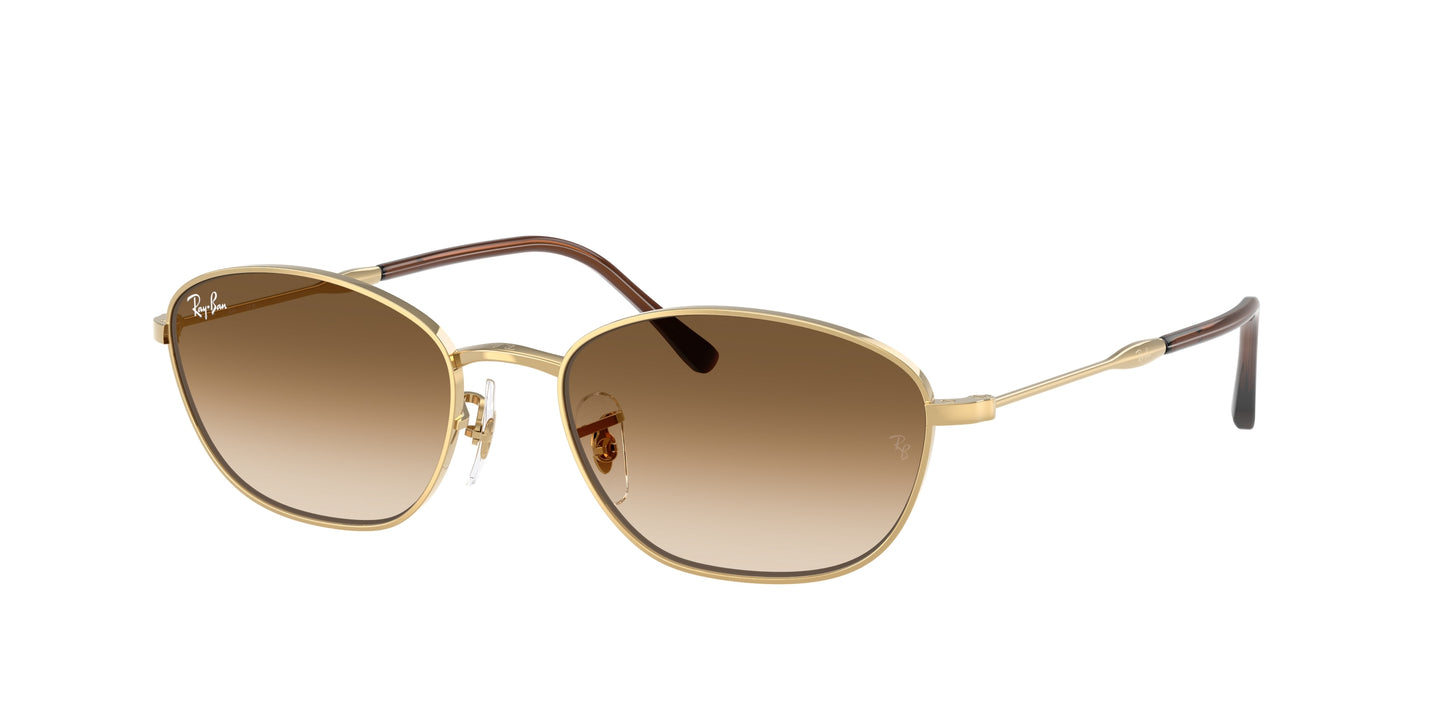 Ray-Ban RB3749 Irregular Sunglasses 001/51-Arista 58-145-18 - Color Map Gold