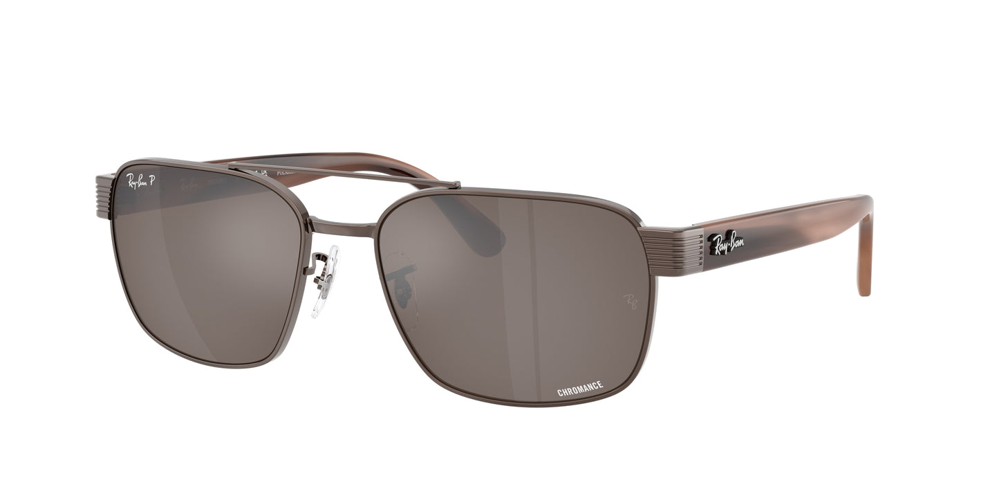 Ray-Ban RB3751CH Square Sunglasses 9259AN-Copper 61-145-17 - Color Map Copper