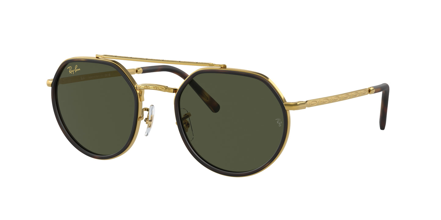 Ray-Ban RB3765 Irregular Sunglasses 919631-Legend Gold 53-145-22 - Color Map Gold