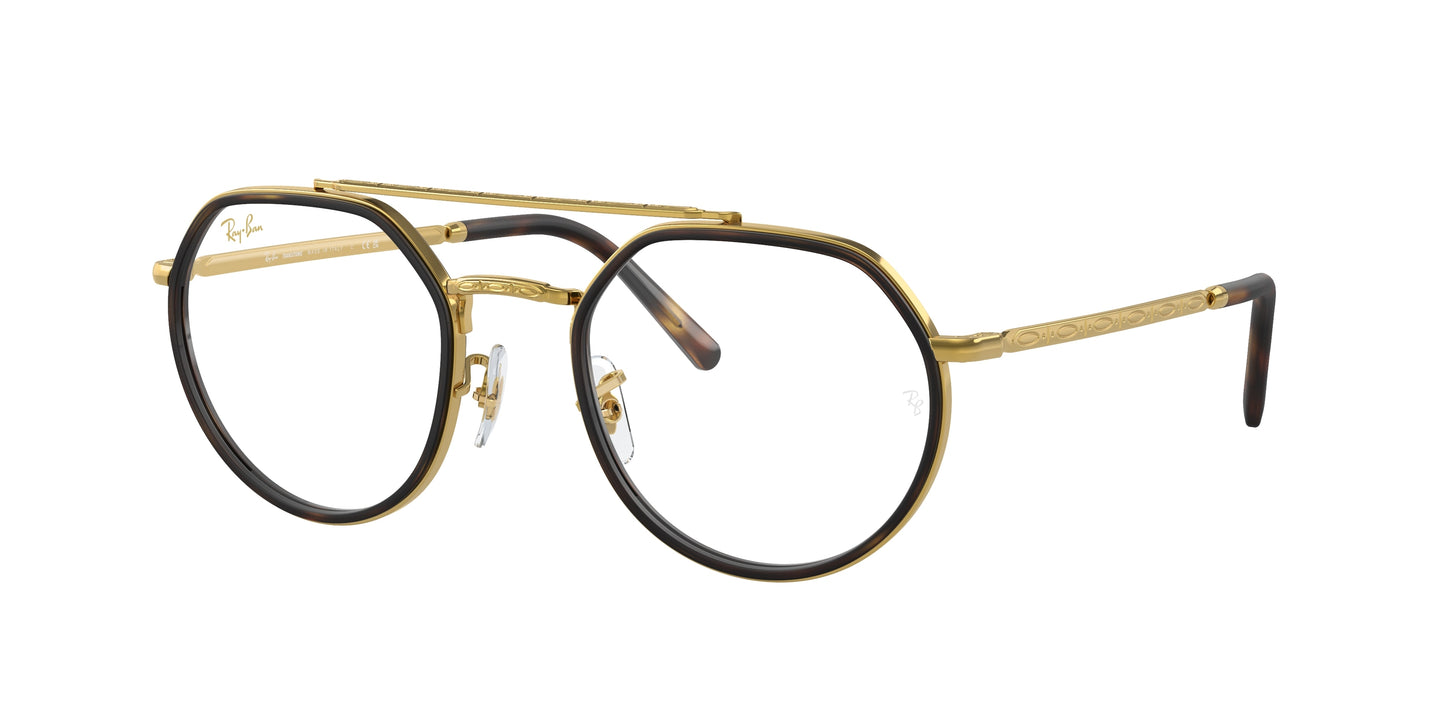 Ray-Ban RB3765 Irregular Sunglasses 9196GI-Legend Gold 53-145-22 - Color Map Gold