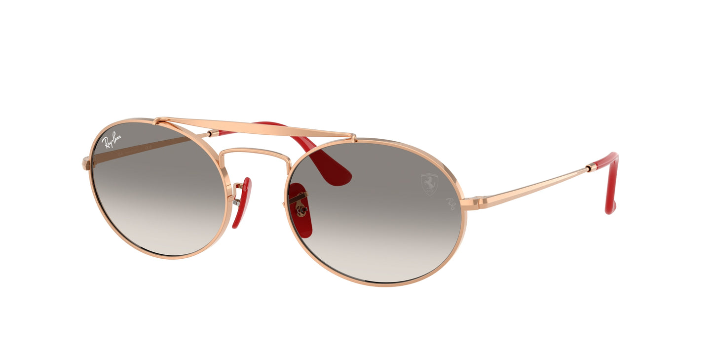 Ray-Ban RB3775M Oval Sunglasses F13532-Rose Gold 54-140-20 - Color Map Gold