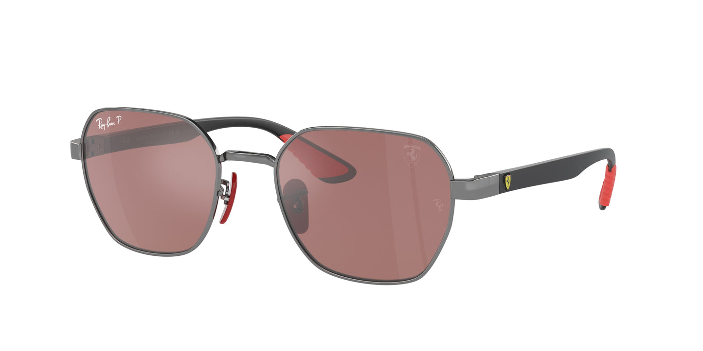 Ray-Ban RB3794M Irregular Sunglasses F001H2-Gunmetal 54-145-20 - Color Map Grey