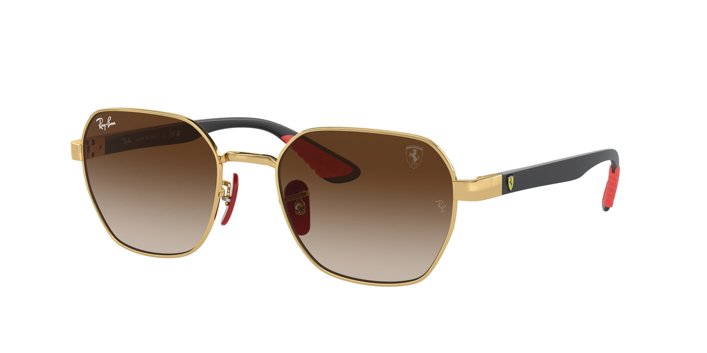 Ray-Ban RB3794M Irregular Sunglasses F02913-Gold 54-145-20 - Color Map Gold