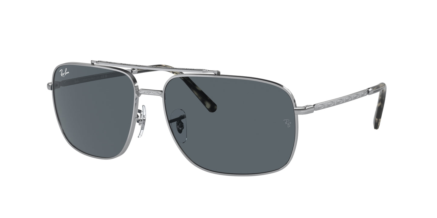 Ray-Ban RB3796 Pillow Sunglasses 003/R5-Silver 62-140-15 - Color Map Silver