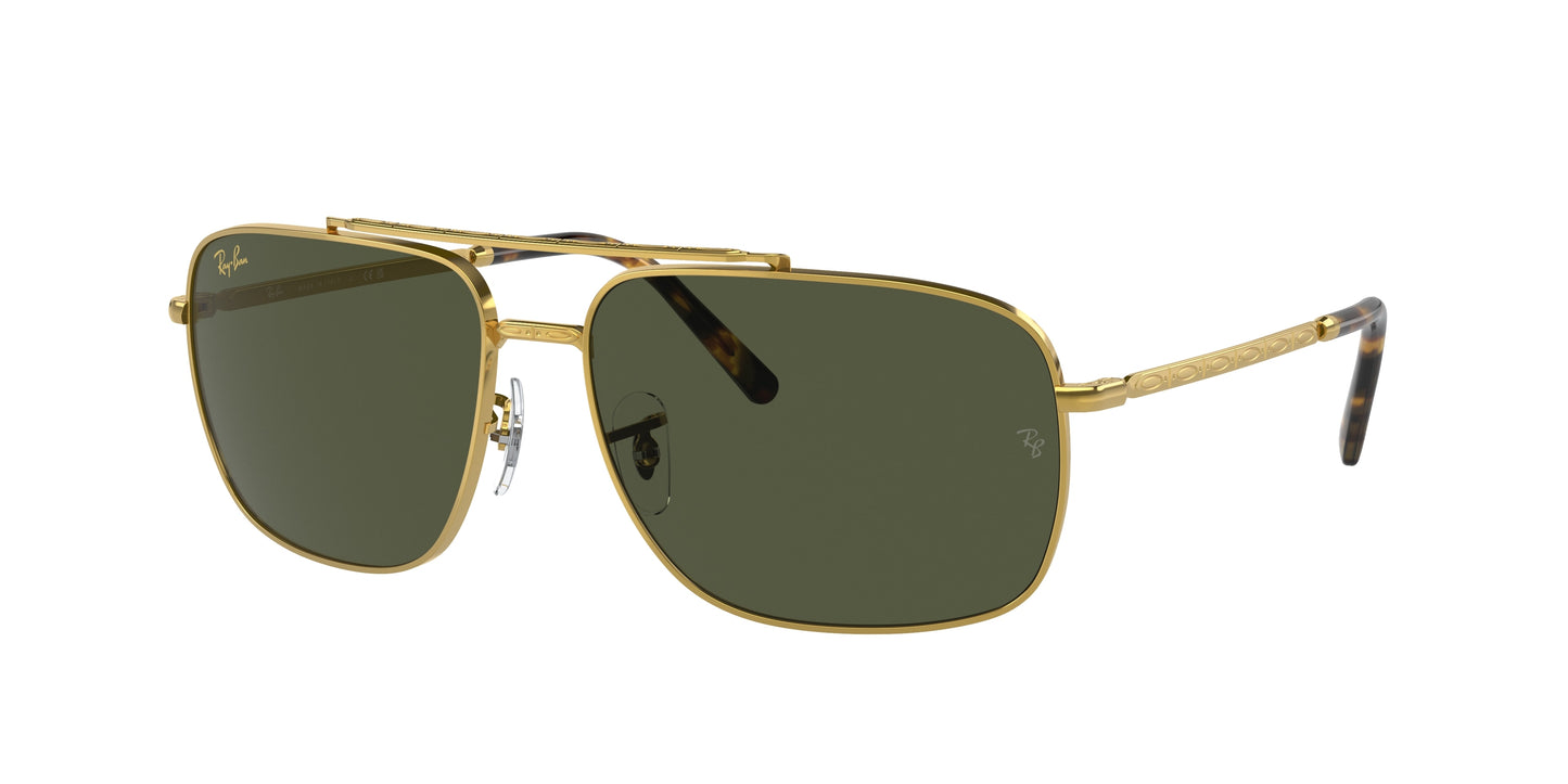 Ray-Ban RB3796 Pillow Sunglasses 919631-Gold 62-140-15 - Color Map Gold