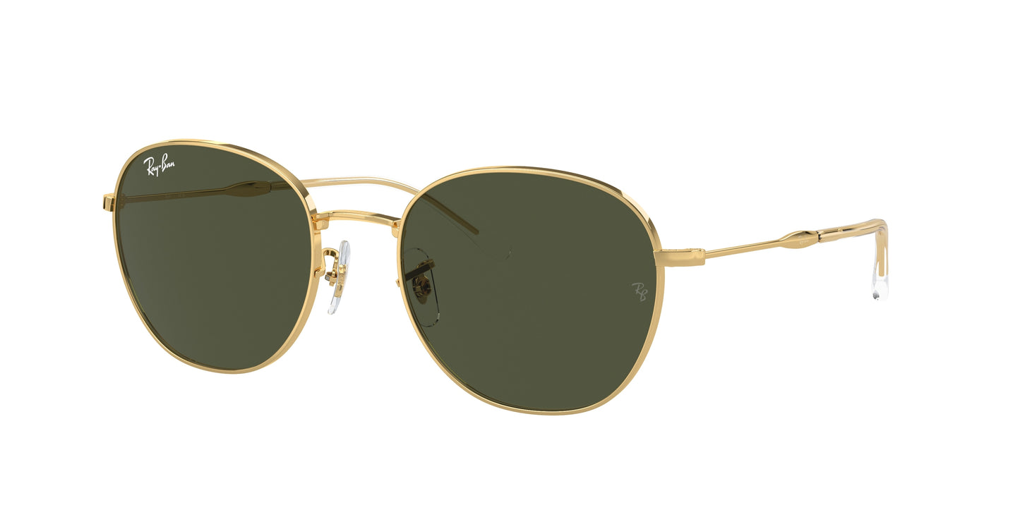 Ray-Ban RB3809 Phantos Sunglasses 001/31-Gold 55-145-20 - Color Map Gold