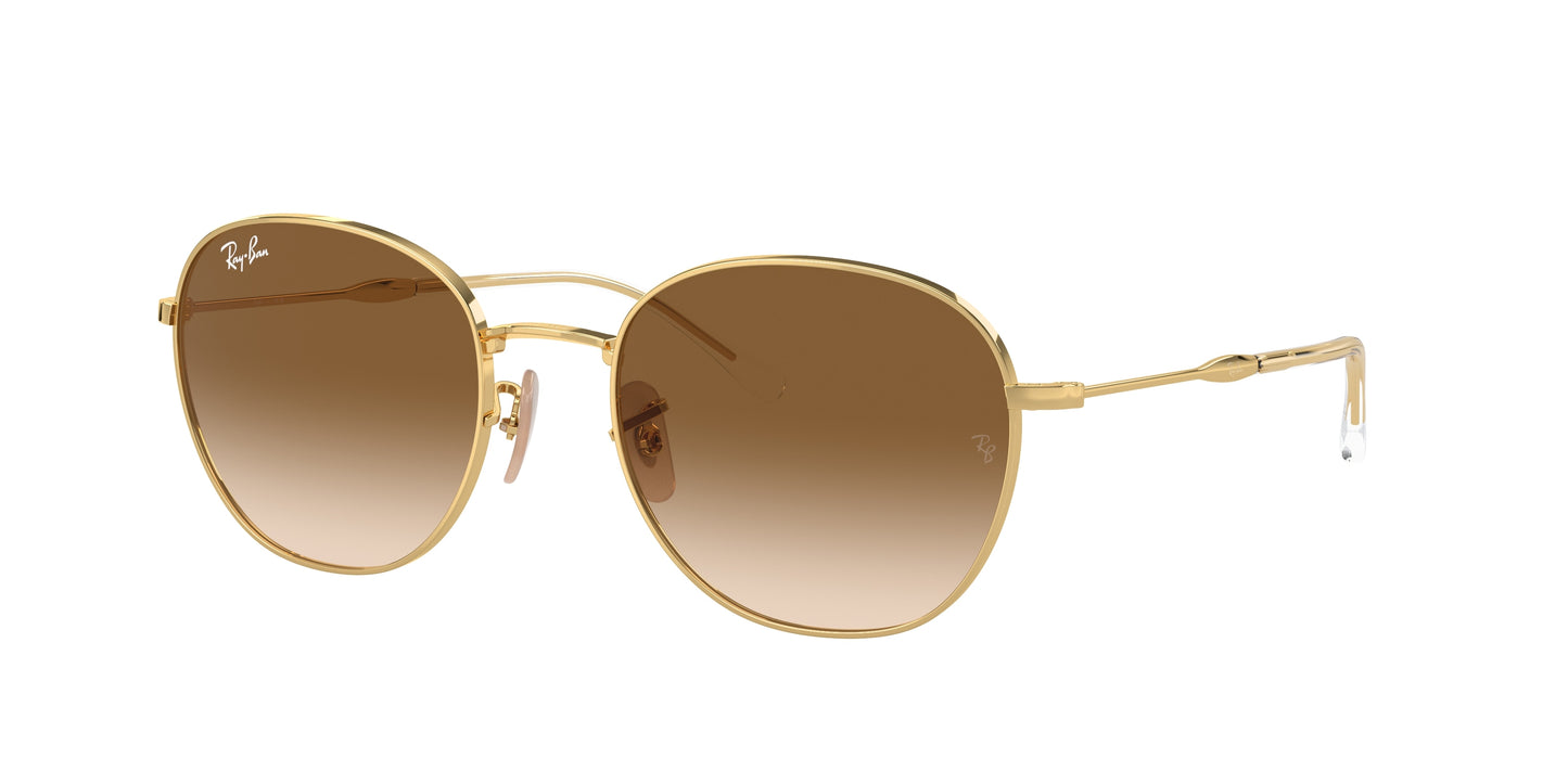 Ray-Ban RB3809 Phantos Sunglasses 001/51-Gold 55-145-20 - Color Map Gold