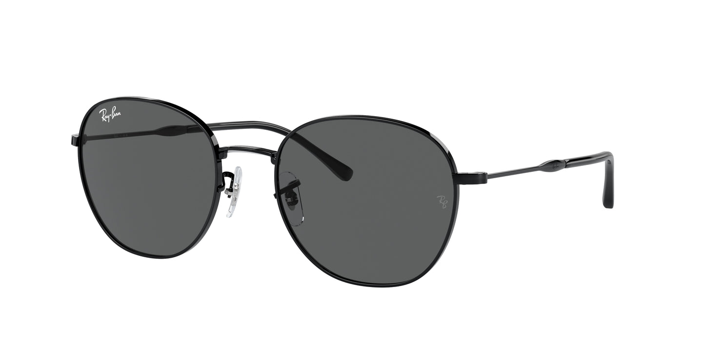 Ray-Ban RB3809 Phantos Sunglasses 002/B1-Black 55-145-20 - Color Map Black