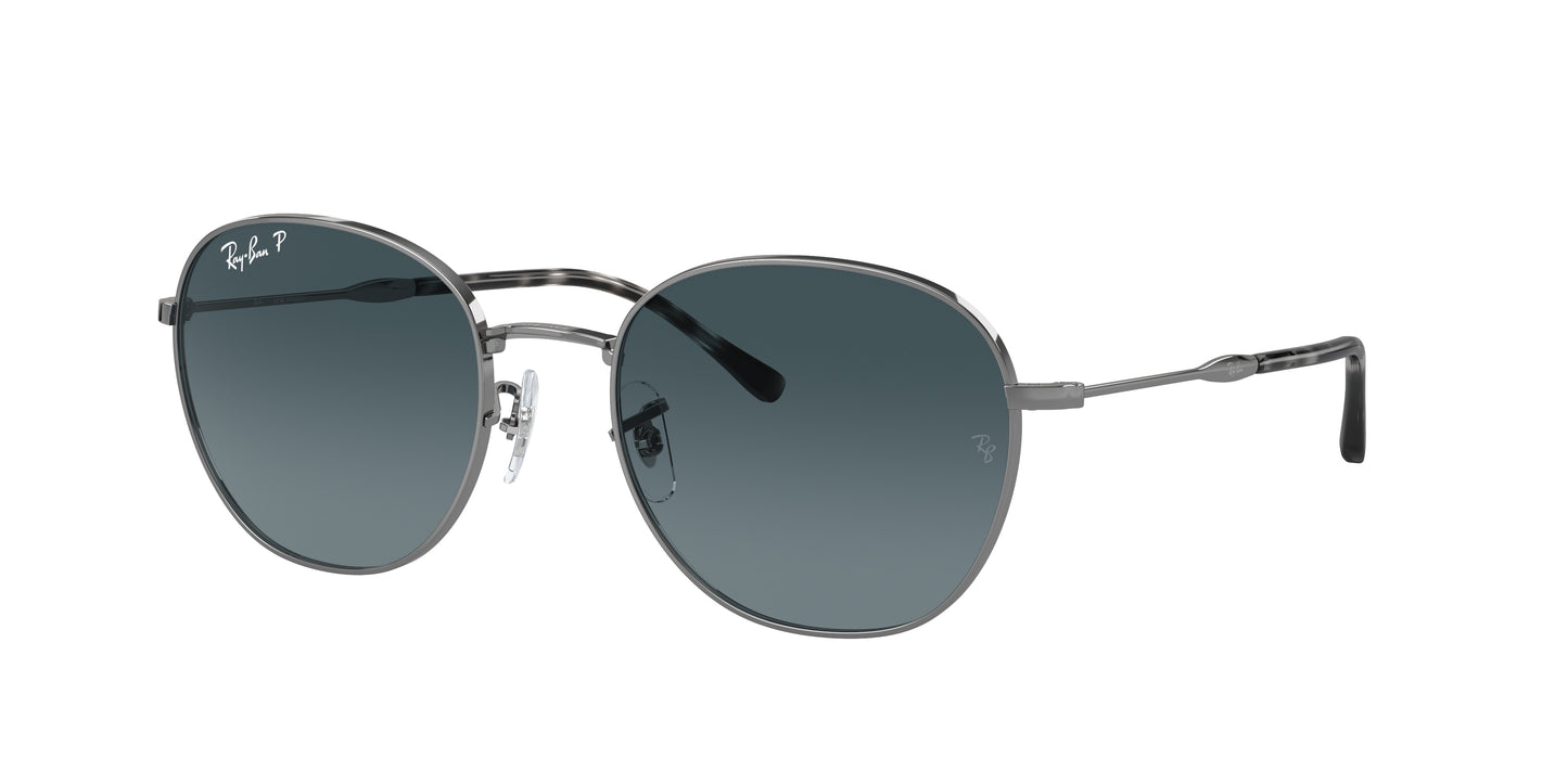 Ray-Ban RB3809 Phantos Sunglasses 004/S3-Gunmetal 55-145-20 - Color Map Grey