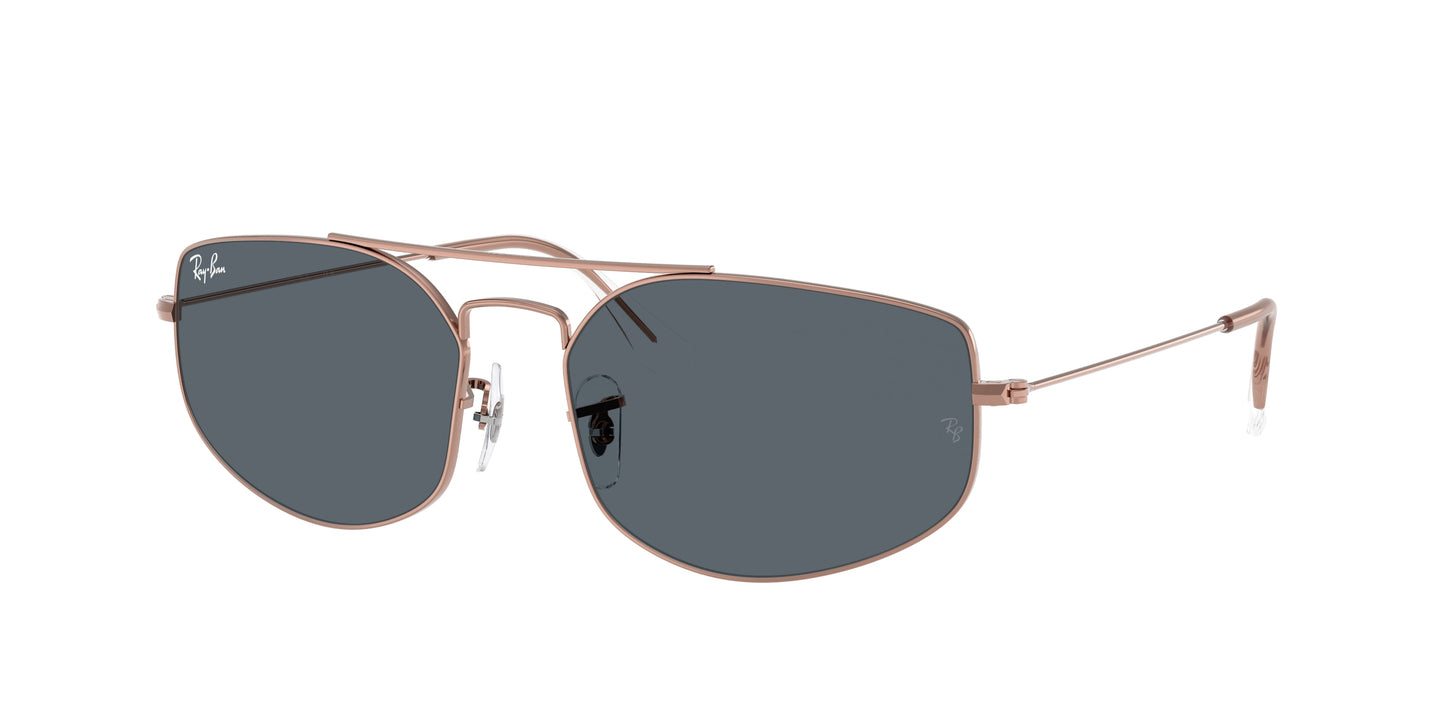Ray-Ban EXPLORER 5 RB3845 Irregular Sunglasses 9035R5-Copper 60-140-17 - Color Map Copper