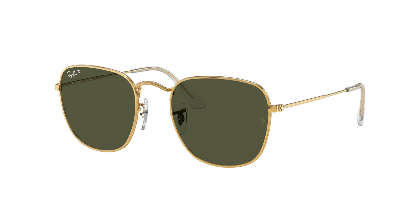 Ray-Ban FRANK RB3857 Square Sunglasses 919658-Gold 54-145-20 - Color Map Gold