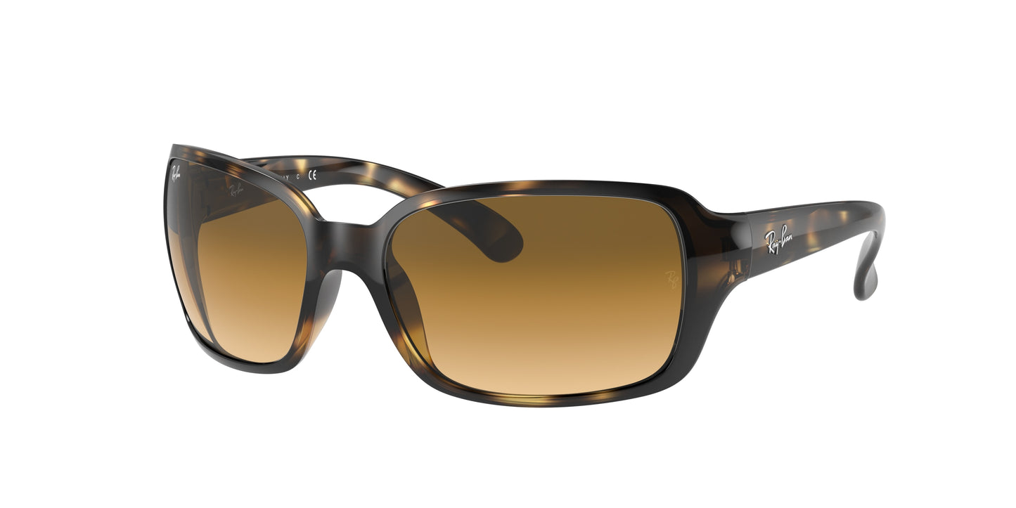 Ray-Ban RB4068 Square Sunglasses 710/51-Light Havana 60-130-17 - Color Map Tortoise