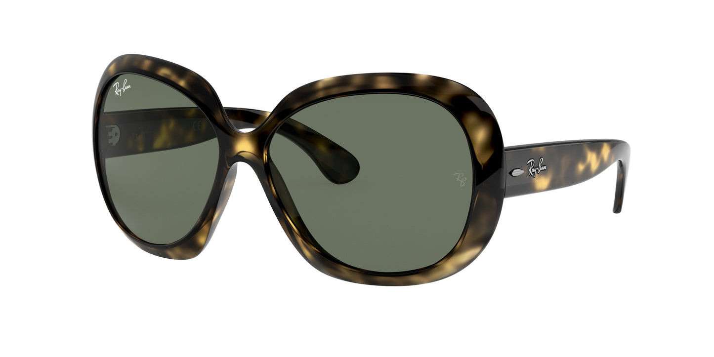 Ray-Ban JACKIE OHH II RB4098 Butterfly Sunglasses 710/71-Light Havana 60-135-14 - Color Map Tortoise