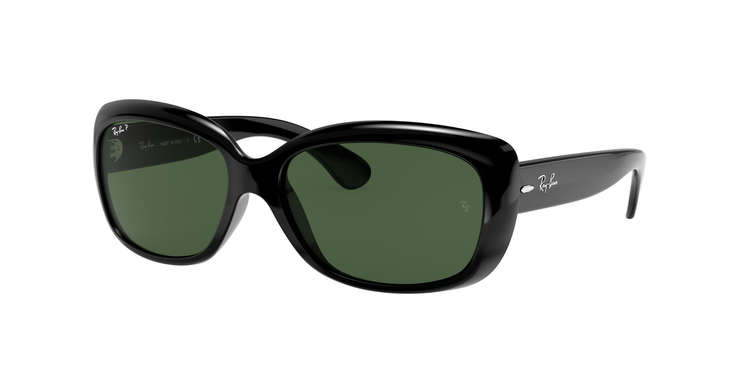 Ray-Ban JACKIE OHH RB4101 Butterfly Sunglasses 601/58-Black 57-135-17 - Color Map Black