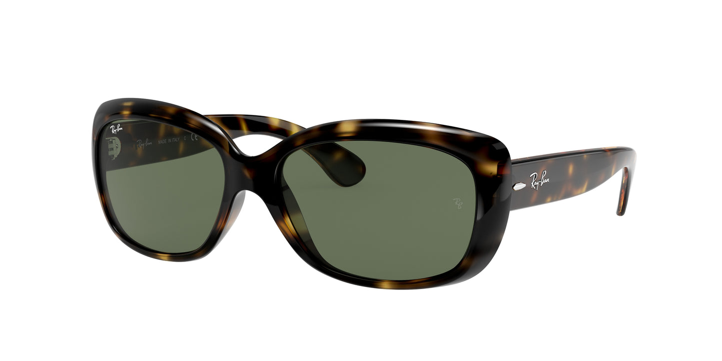 Ray-Ban JACKIE OHH RB4101 Butterfly Sunglasses 710-Light Havana 57-135-17 - Color Map Tortoise