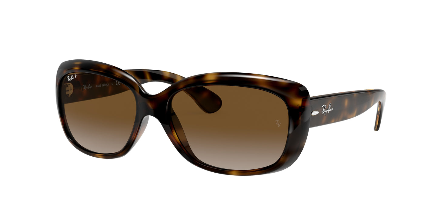 Ray-Ban JACKIE OHH RB4101 Butterfly Sunglasses 710/T5-Light Havana 57-135-17 - Color Map Tortoise