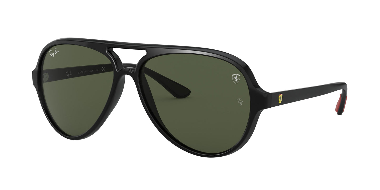 Ray-Ban RB4125M Pilot Sunglasses F60131-Black 57-140-14 - Color Map Black
