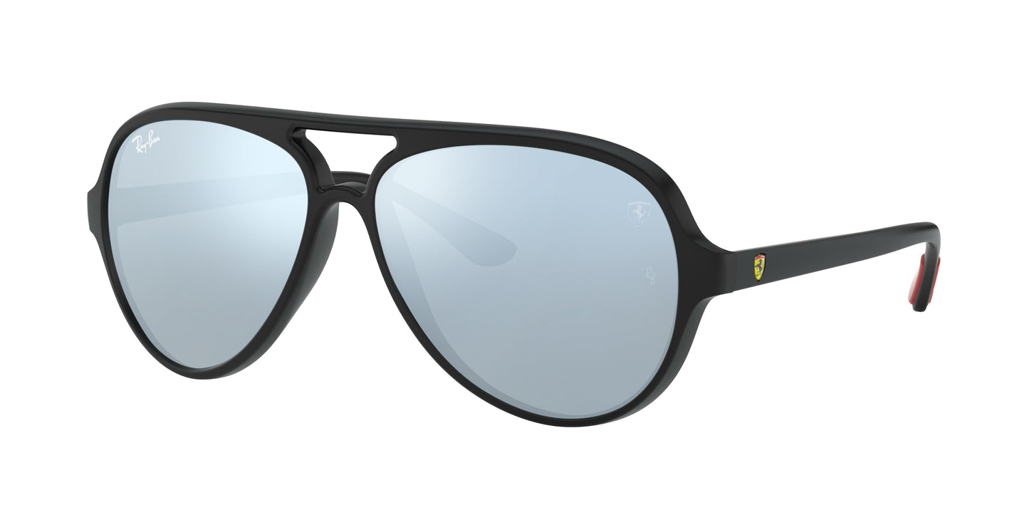 Ray-Ban RB4125M Pilot Sunglasses F60230-Black 57-140-14 - Color Map Black