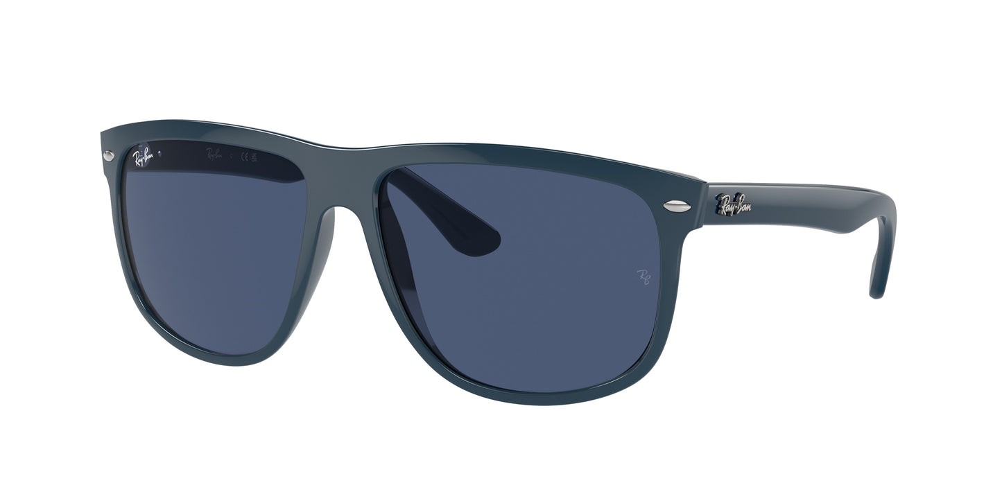 Ray-Ban BOYFRIEND RB4147 Square Sunglasses 671780-Dark Blue 60-145-15 - Color Map Blue
