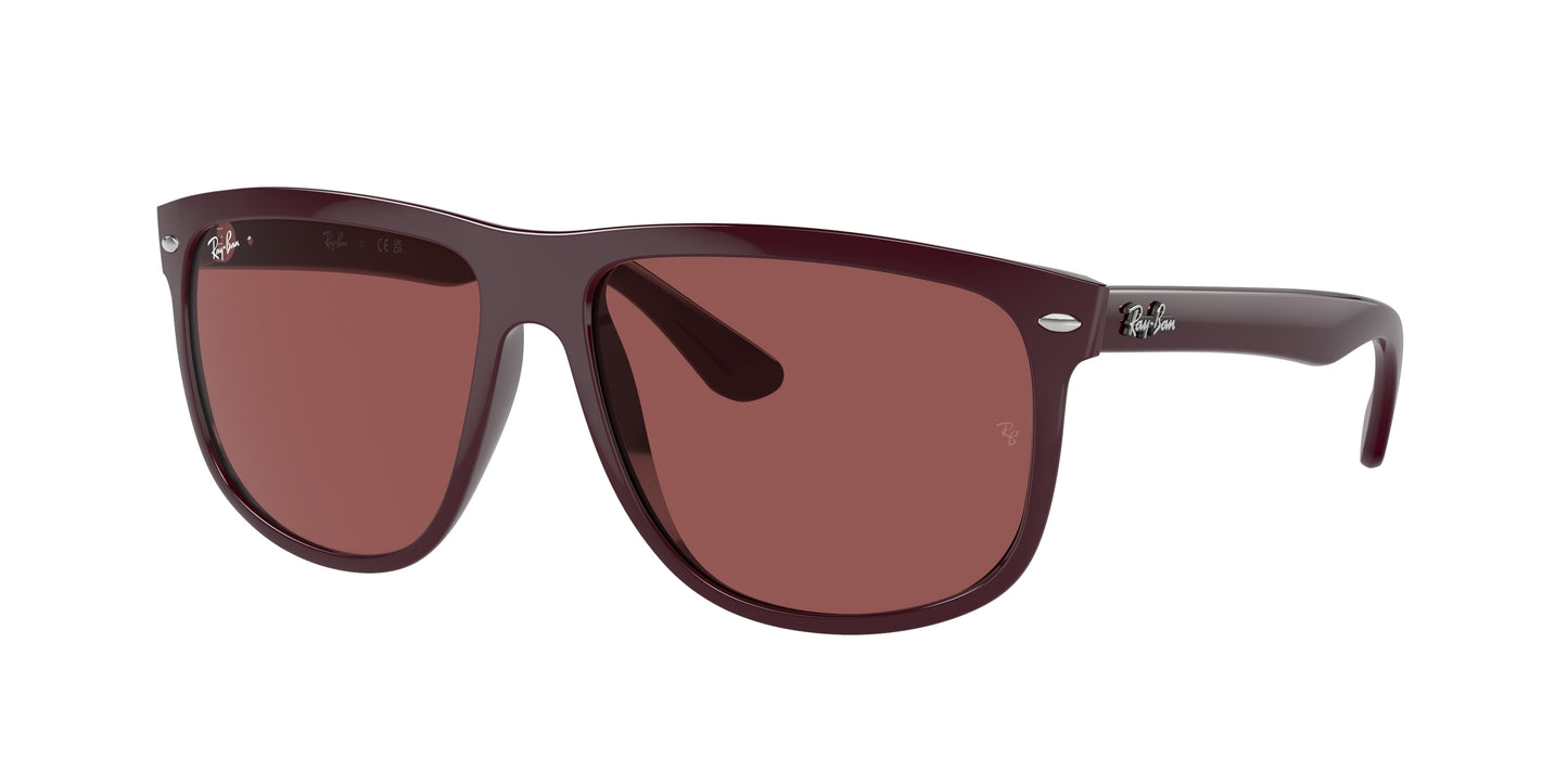 Ray-Ban BOYFRIEND RB4147 Square Sunglasses 671869-Bordeaux 60-145-15 - Color Map Red