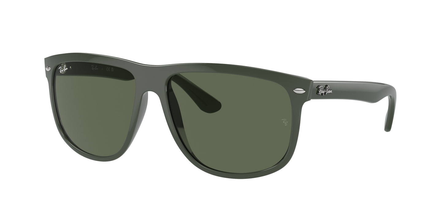 Ray-Ban BOYFRIEND RB4147 Square Sunglasses 671931-Green 60-145-15 - Color Map Green