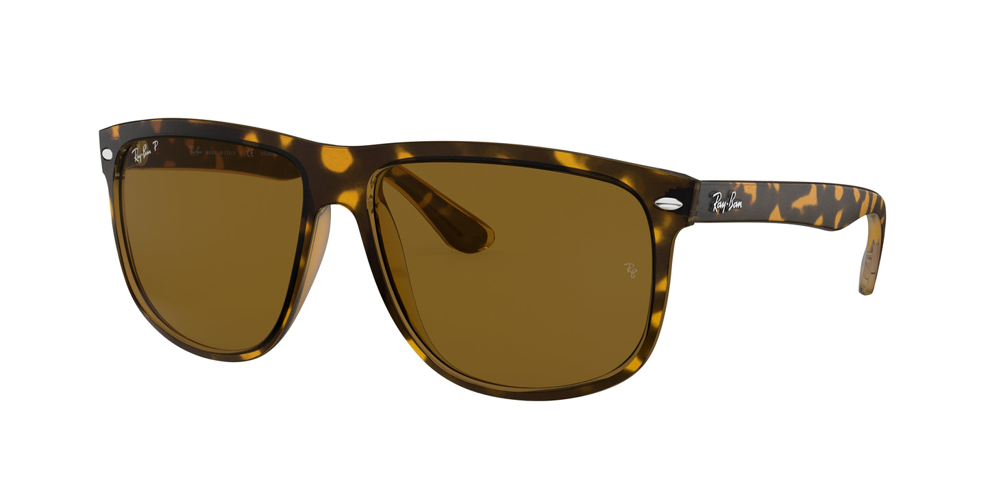 Ray-Ban BOYFRIEND RB4147 Square Sunglasses 710/57-Light Havana 60-145-15 - Color Map Tortoise