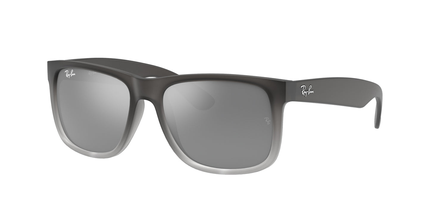 Ray-Ban JUSTIN RB4165 Square Sunglasses 852/88-Grey 54-145-16 - Color Map Grey