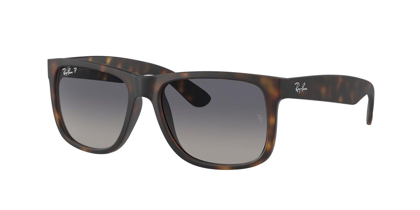 Ray-Ban JUSTIN RB4165 Square Sunglasses 865/8S-Havana 54-145-16 - Color Map Tortoise