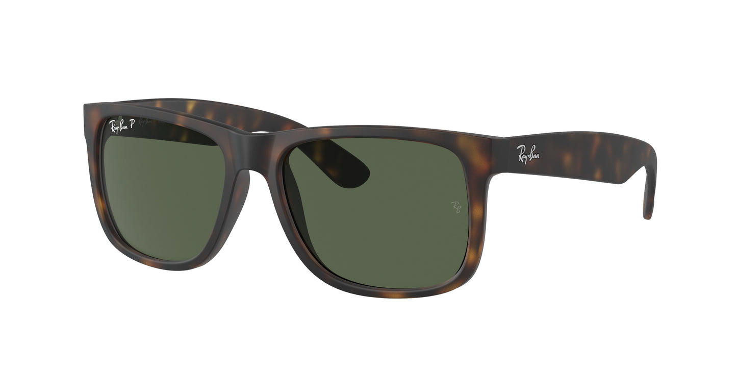 Ray-Ban JUSTIN RB4165 Square Sunglasses 865/9A-Havana 54-145-16 - Color Map Tortoise