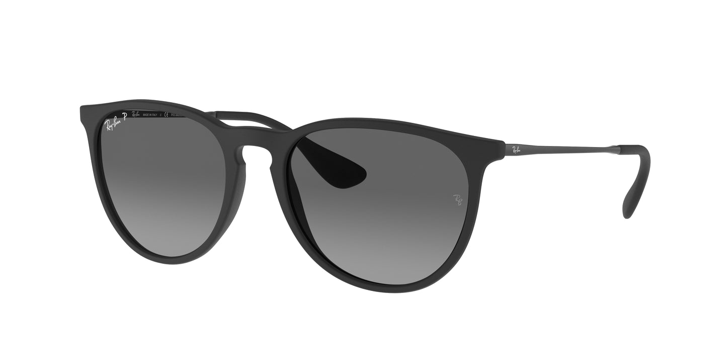Ray-Ban ERIKA RB4171F Phantos Sunglasses 622/T3-Black 54-145-18 - Color Map Black
