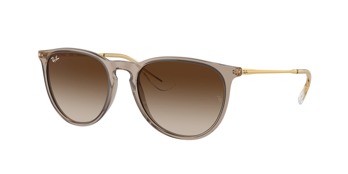 Ray-Ban ERIKA RB4171F Phantos Sunglasses 674413-Transparent Light Brown 54-145-18 - Color Map Brown