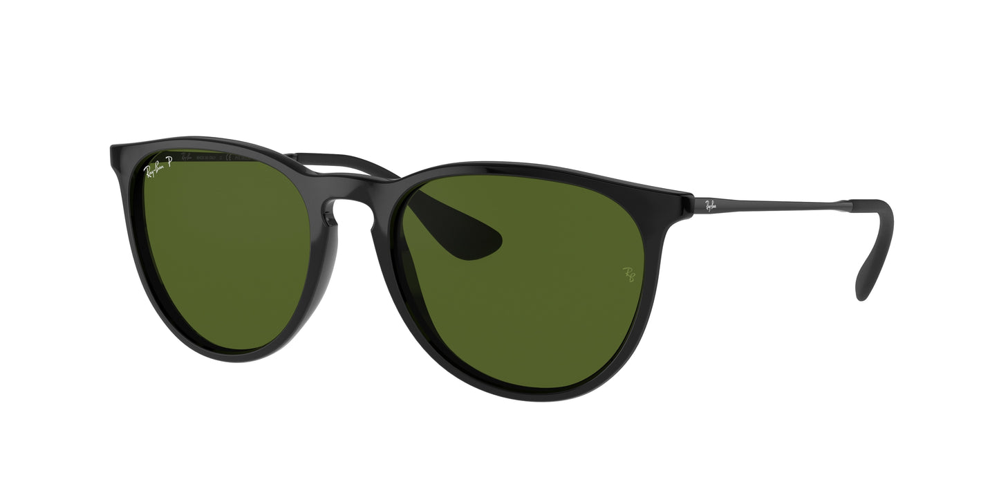 Ray-Ban ERIKA RB4171 Phantos Sunglasses 601/2P-Black 54-145-18 - Color Map Black