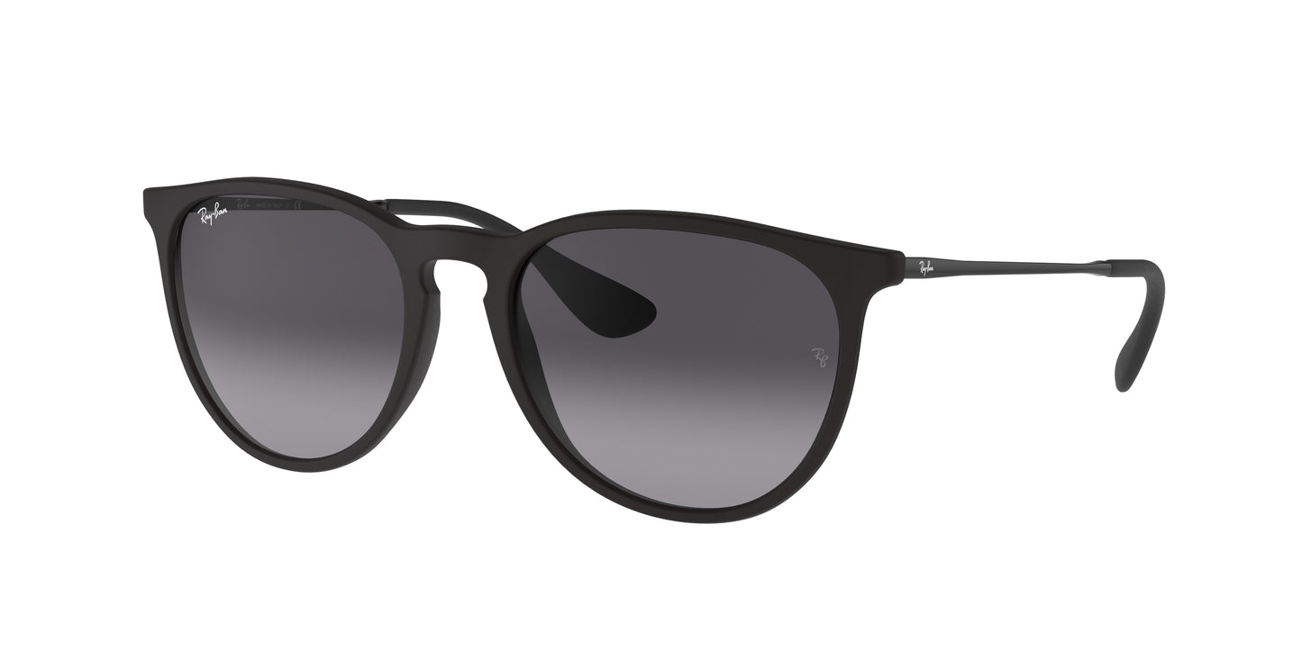 Ray-Ban ERIKA RB4171 Phantos Sunglasses 622/8G-Black 54-145-18 - Color Map Black