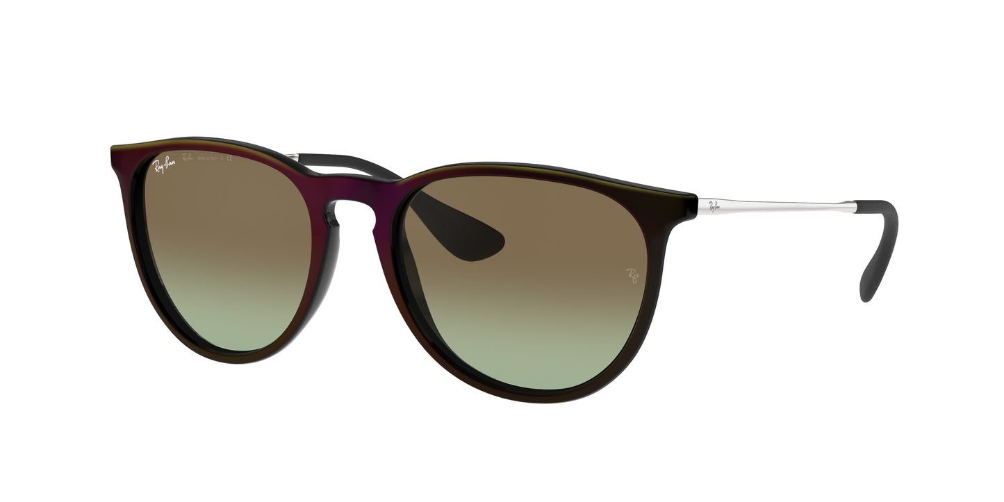 Ray-Ban ERIKA RB4171 Phantos Sunglasses 6316E8-Black 54-145-18 - Color Map Black