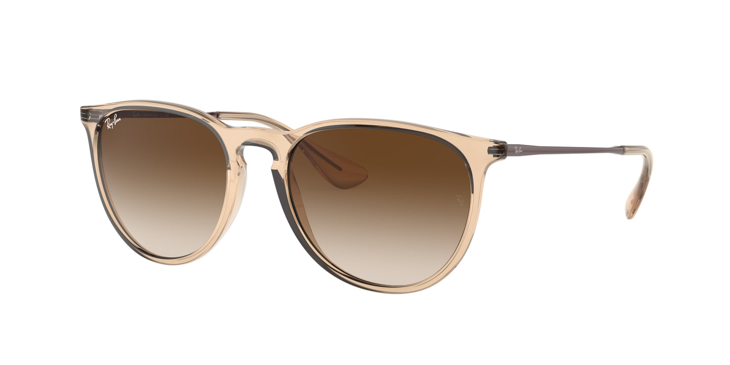 Ray-Ban ERIKA RB4171 Phantos Sunglasses 651413-Transparent Brown 54-145-18 - Color Map Brown