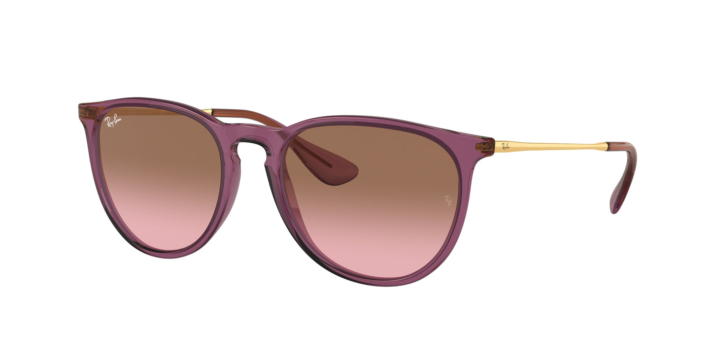 Ray-Ban ERIKA RB4171 Phantos Sunglasses 659114-Transparent Violet 54-145-18 - Color Map Violet