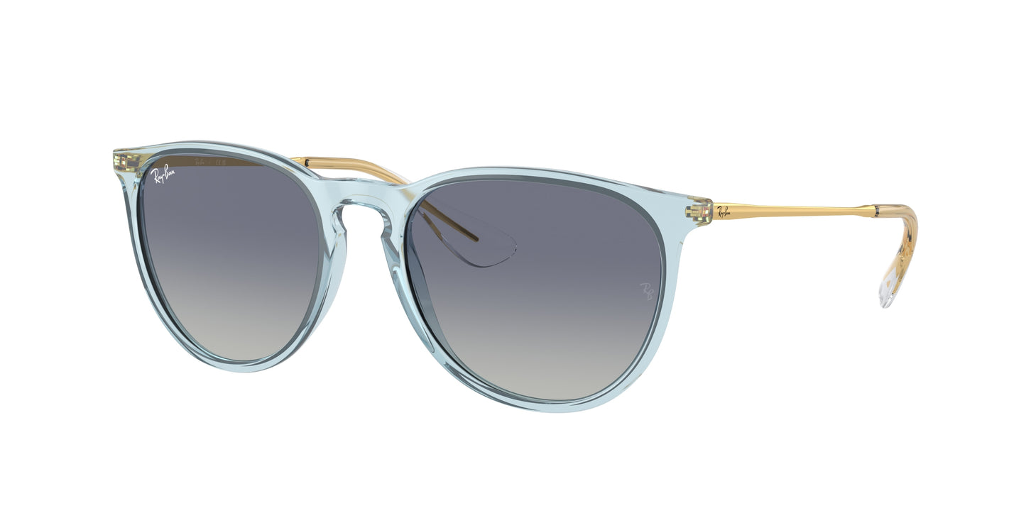 Ray-Ban ERIKA RB4171 Phantos Sunglasses 67434L-Transparent Light Blue 54-145-18 - Color Map Blue