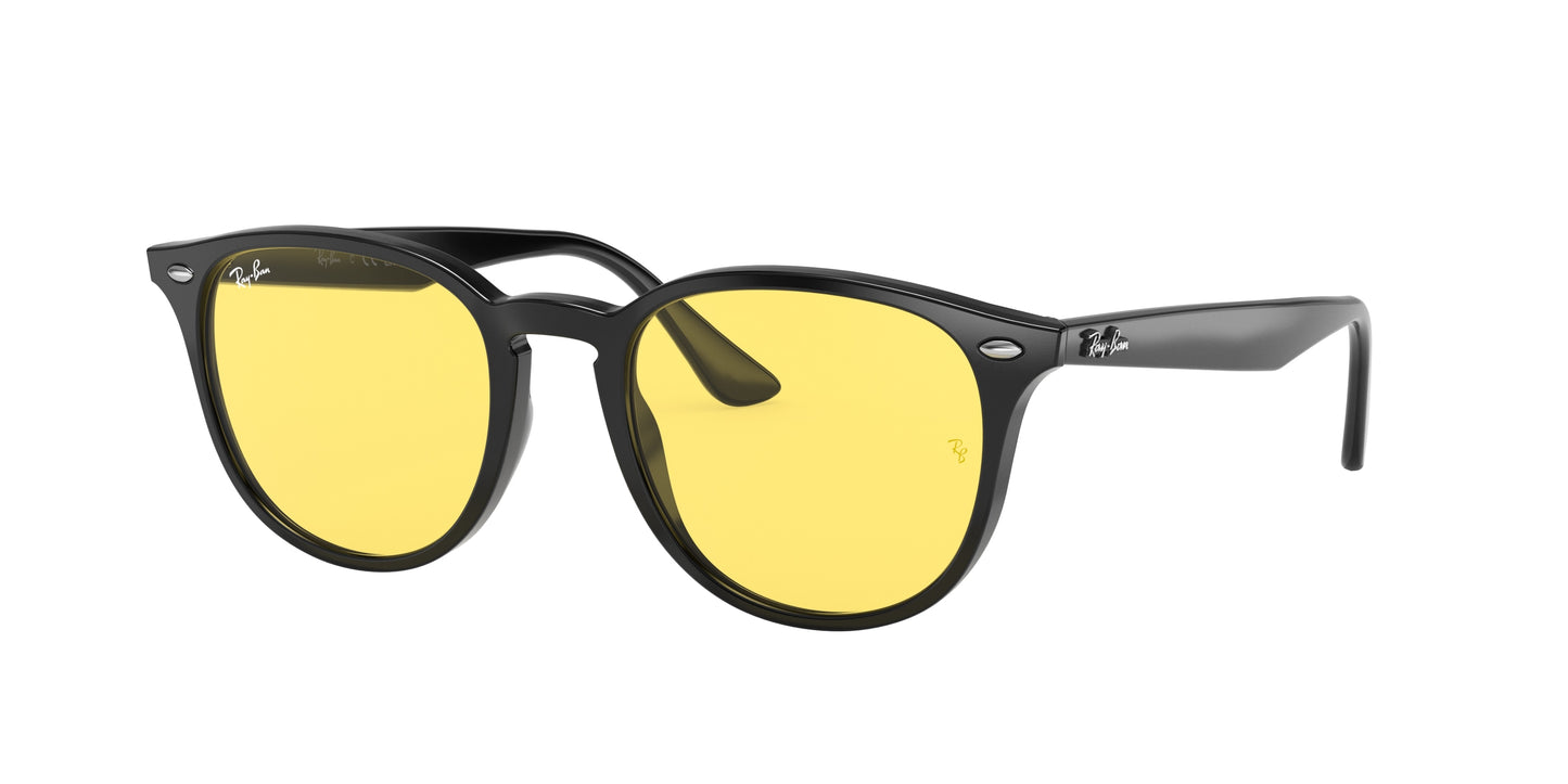 Ray-Ban RB4259F Phantos Sunglasses 601/85-Black 53-150-20 - Color Map Black