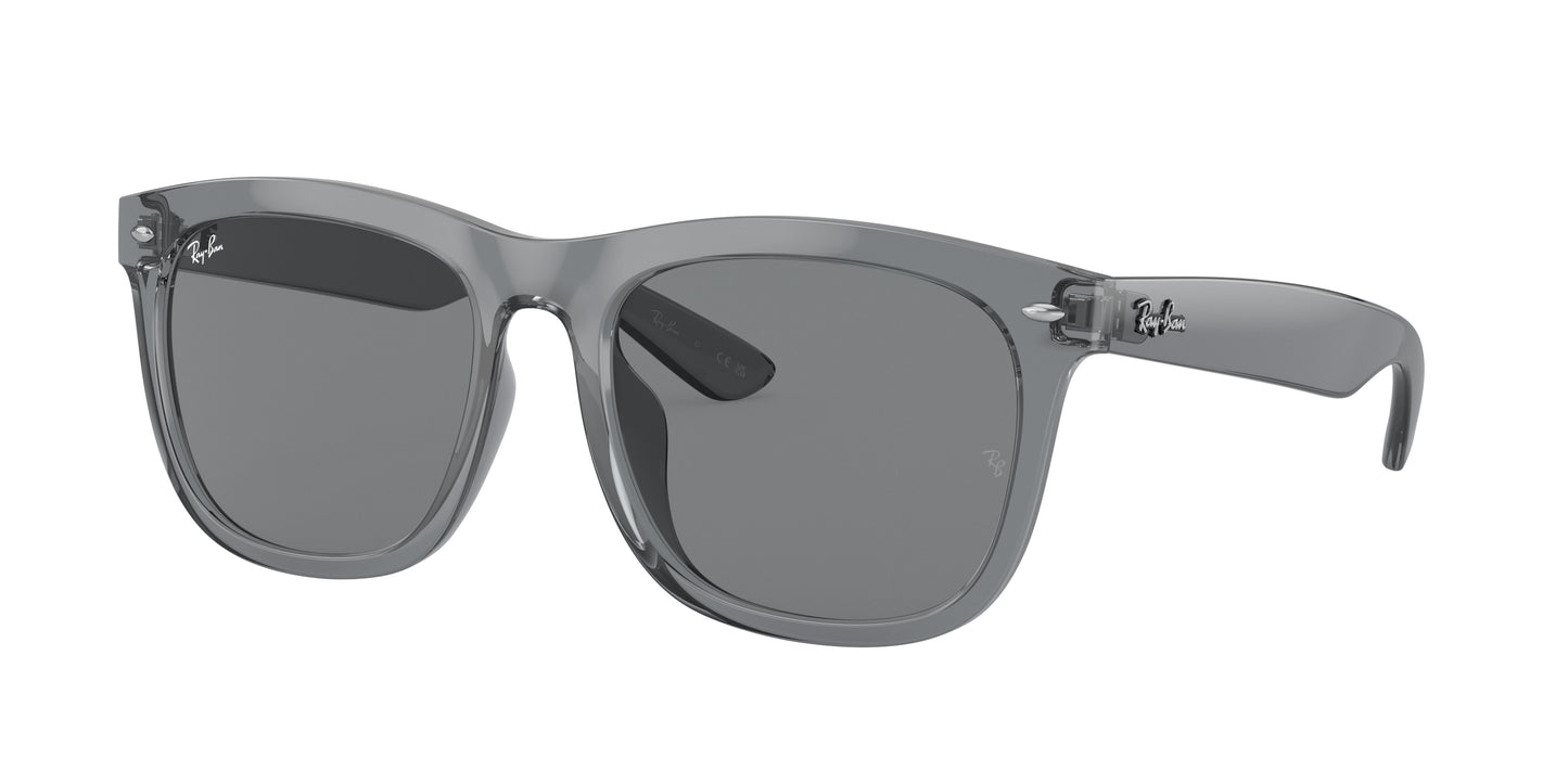 Ray-Ban RB4260D Square Sunglasses 645087-Transparent Grey 57-145-19 - Color Map Grey