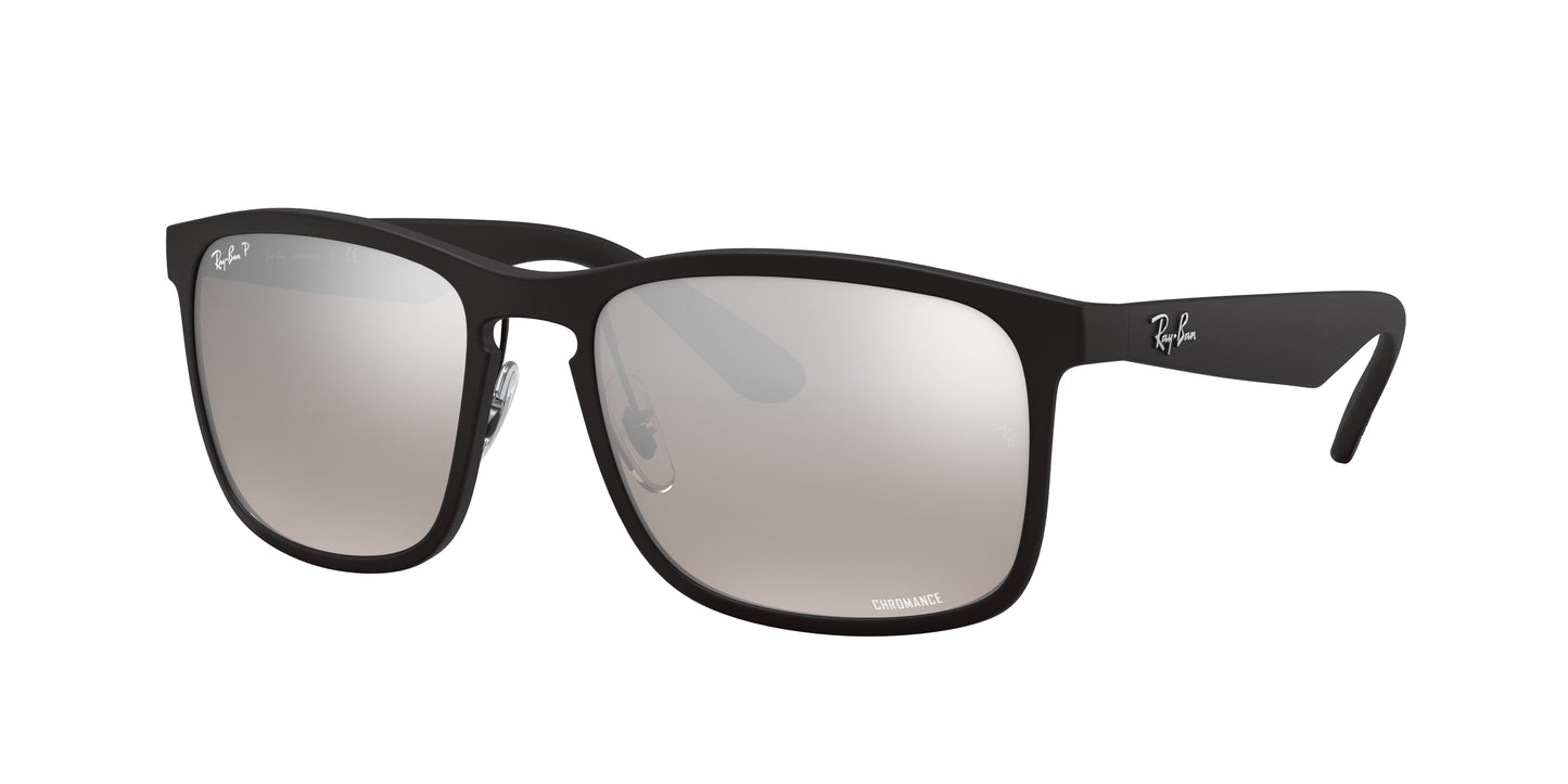 Ray-Ban RB4264 Square Sunglasses 601S5J-Black 58-145-18 - Color Map Black