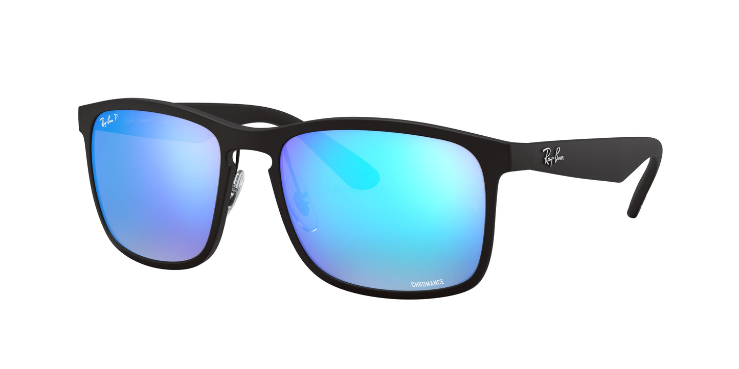 Ray-Ban RB4264 Square Sunglasses 601SA1-Black 58-145-18 - Color Map Black