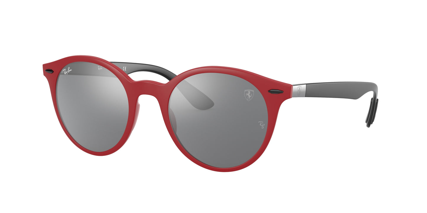 Ray-Ban RB4296M Phantos Sunglasses F6536G-Red 50-150-21 - Color Map Red