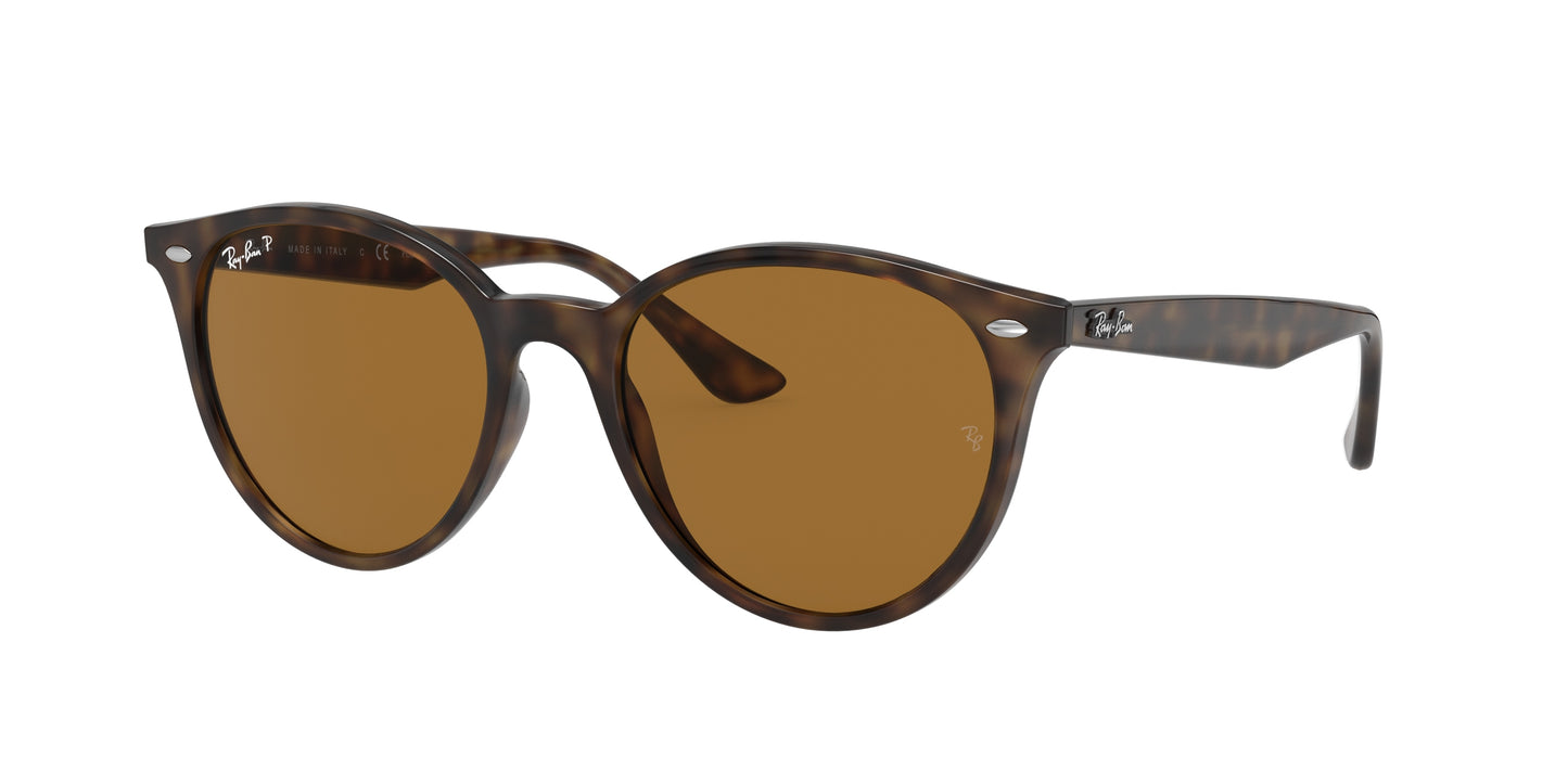 Ray-Ban RB4305F Phantos Sunglasses 710/83-Light Havana 53-150-19 - Color Map Tortoise