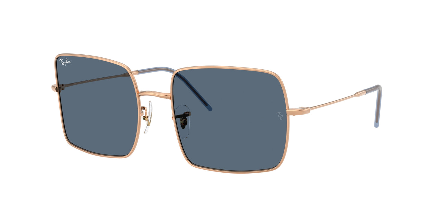 Ray-Ban SQUARE REVERSE RBR0104S Square Sunglasses 92023A-Rose Gold 56-140-19 - Color Map Gold