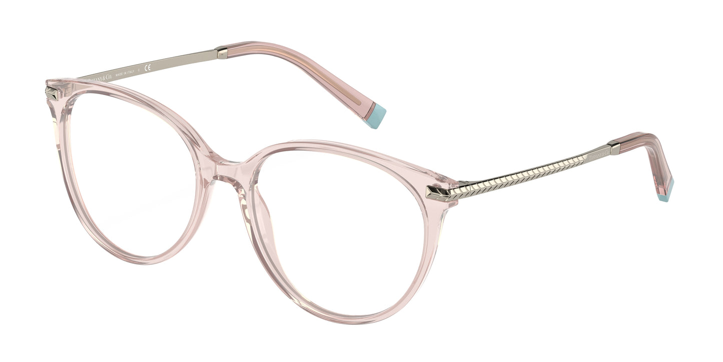 Tiffany TF2209 Phantos Eyeglasses 8328-Nude Transparent 54-140-17 - Color Map Pink