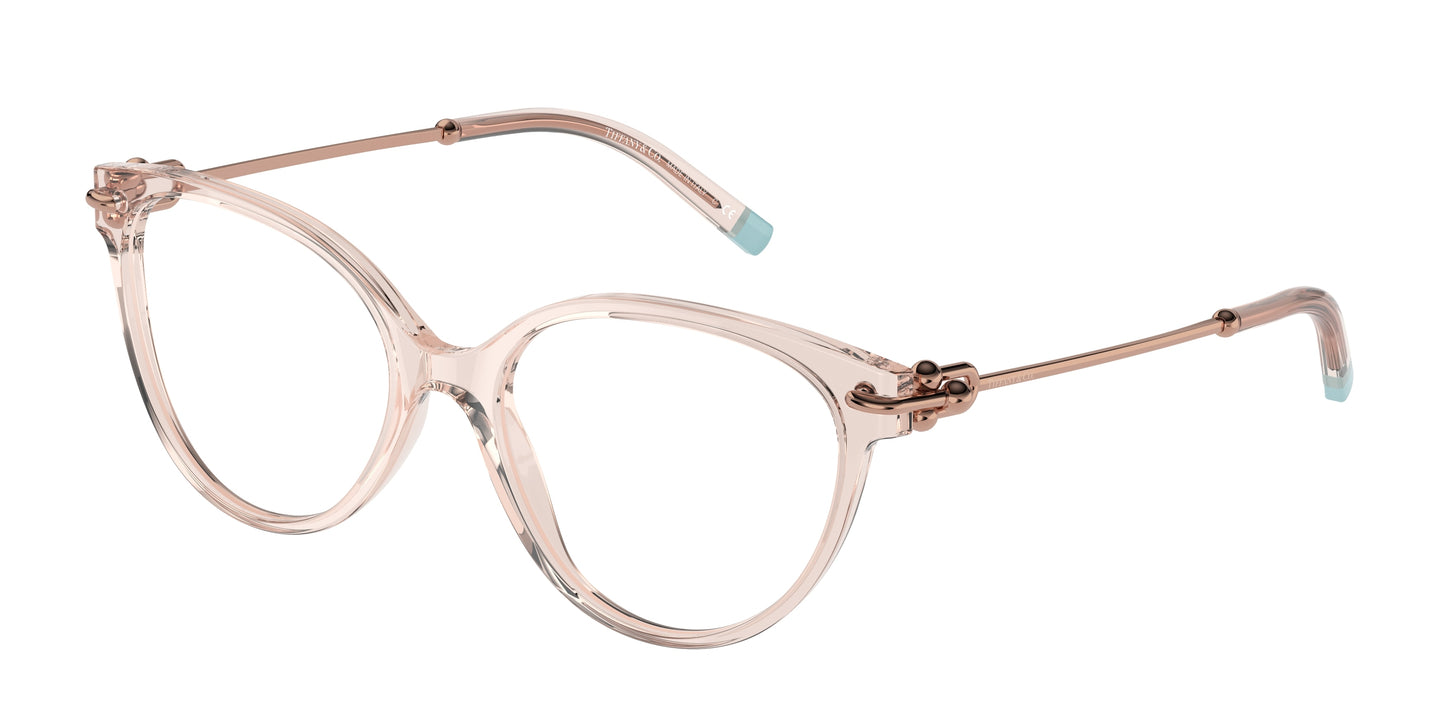 Tiffany TF2217 Cat Eye Eyeglasses 8278-Pink 53-140-17 - Color Map Pink