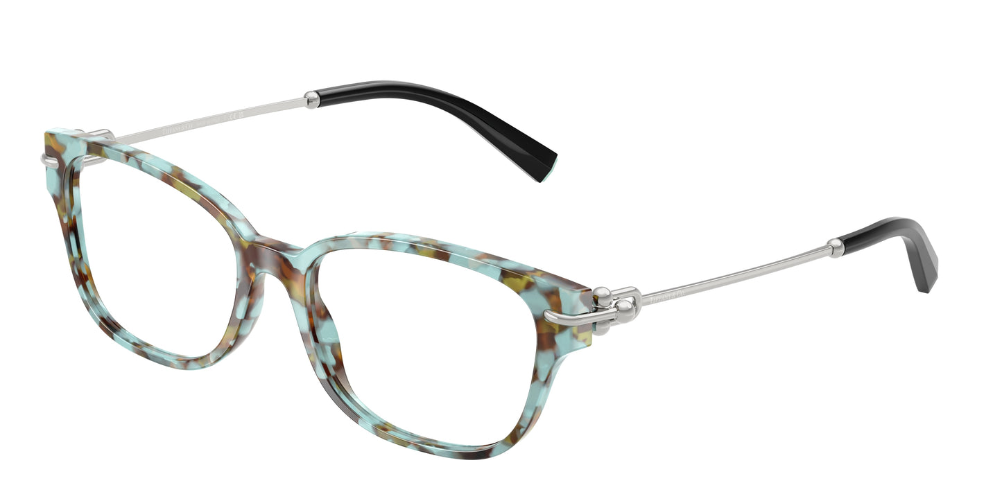 Tiffany TF2262 Pillow Eyeglasses  8441-Blonde Tiffany Havana 54-140-17 - Color Map Tortoise